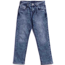 Load image into Gallery viewer, Blue Relaxed Slim Fit Denim Jeans
