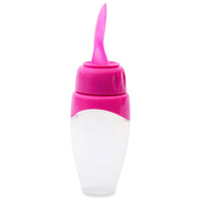 Load image into Gallery viewer, Pink Non Spill Silicone Soft Squeeze Food Feeder
