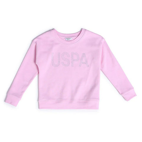 Pink Embellished Sweatshirt