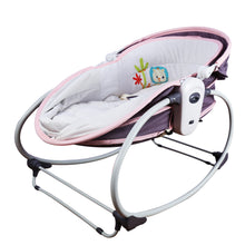 Load image into Gallery viewer, Pink 5 in 1 Rocker &amp; Bassinet
