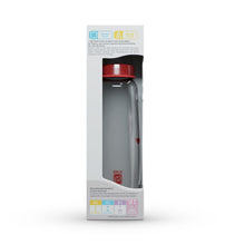 Load image into Gallery viewer, Red Glass Feeding Bottle With 2 Nipple - 240ml
