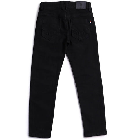 Black Slim Fit Mid Rise Jeans