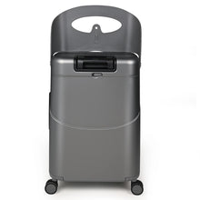 Load image into Gallery viewer, Charcoal Grey Ride-On Trolley Check-In Luggage 24 Inches
