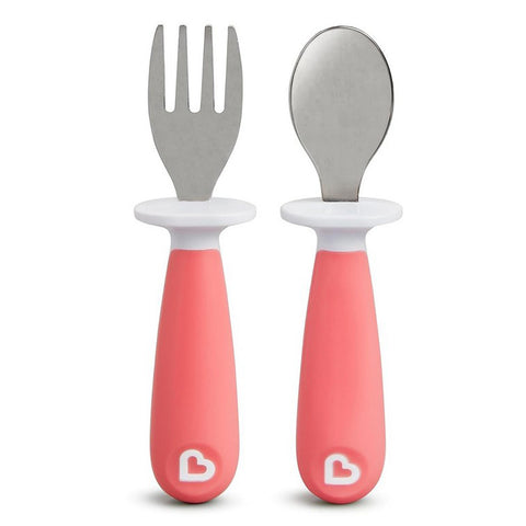 Pink Raise Fork & Spoon Set