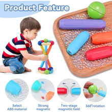 Load image into Gallery viewer, Magnetic Sticks and Blocks Building Set- 32 Piece
