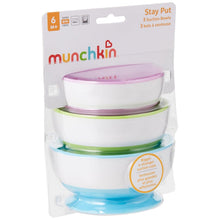 Load image into Gallery viewer, Munchkin Stay Put 3 Suction Bowls
