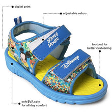 Load image into Gallery viewer, Yellow Mickey Mouse Theme Velcro Closure Sandals
