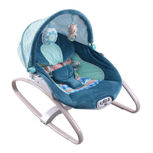 Load image into Gallery viewer, Infantso Baby Rocker- Teal &amp; Grey
