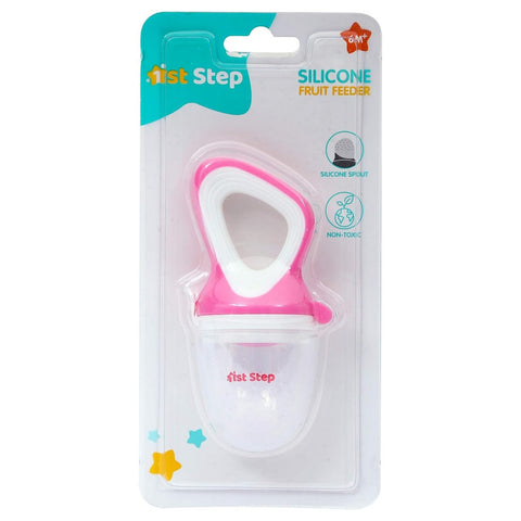 Pink Silicone Food Feeder