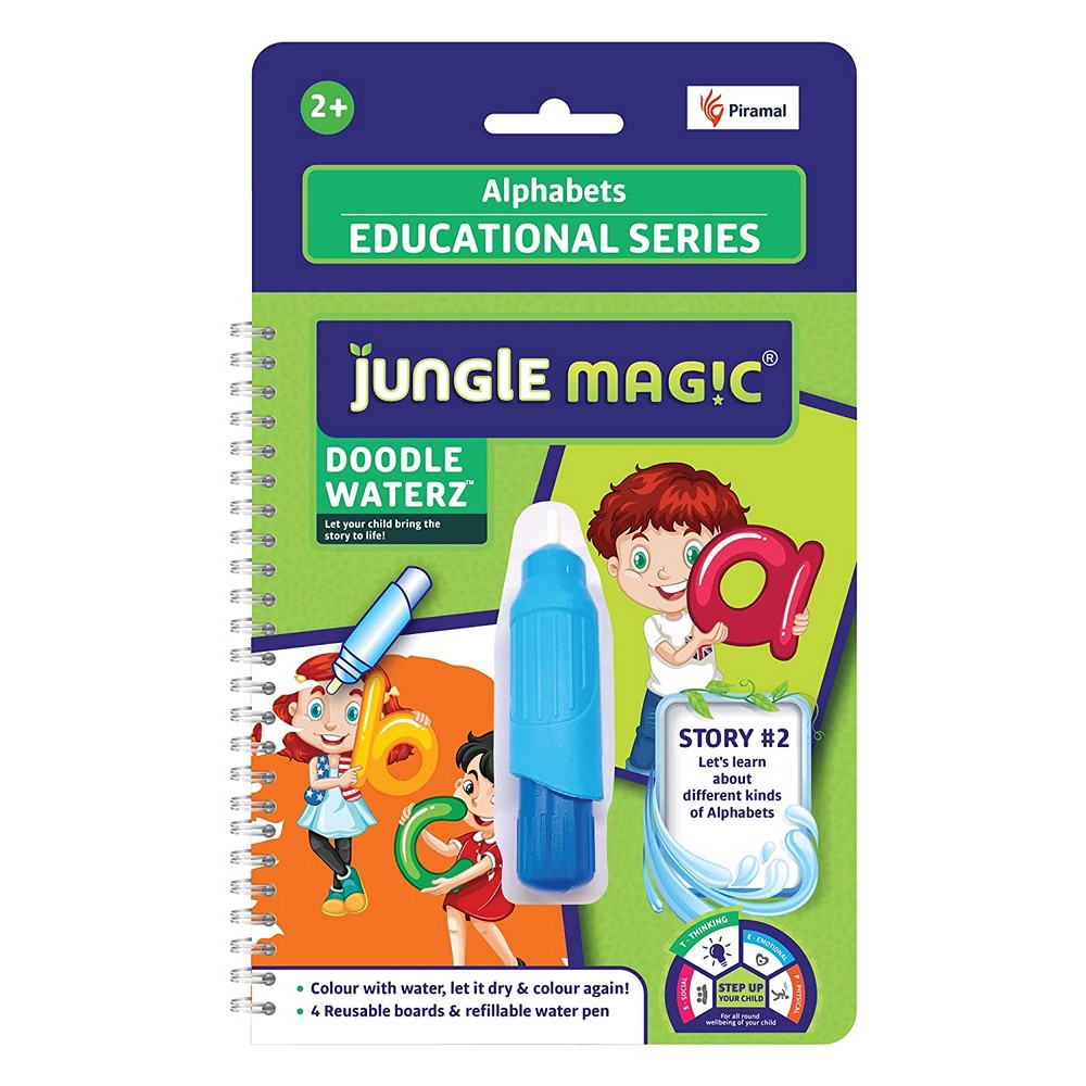 Reusable Alphabet Water Colouring Book