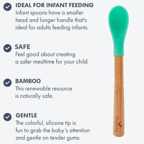 Bamboo Infant Spoons Pack Of 3