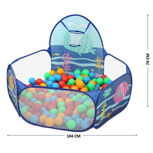 Load image into Gallery viewer, Fish Theme Ball Pool With Tent House
