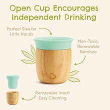 Load image into Gallery viewer, Mint Bamboo Open Cup-150ml
