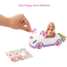 Load image into Gallery viewer, Barbie Club Chelsea Doll With Unicorn Car &amp; Sticker Sheet
