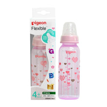 Load image into Gallery viewer, Pink Flexible Premium Crystal Peristaltic Feeding Bottle - 240 ml

