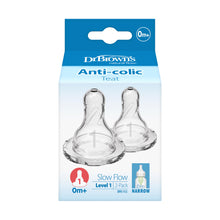 Load image into Gallery viewer, Narrow Level 1 Natural Flow Silicone Teats - Pack Of 2
