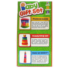 Load image into Gallery viewer, 3 In 1 Stacking Cups And Teddy Rings Baby Gift Set
