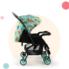 Load image into Gallery viewer, Green Fish Theme Sunny Stroller With Reversible Handlebar
