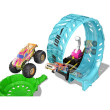 Load image into Gallery viewer, Monster Trucks Glow In The Dark Epic Loop Challenge Playset
