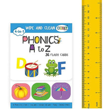 Load image into Gallery viewer, A To Z Phonics 36 Flash Cards
