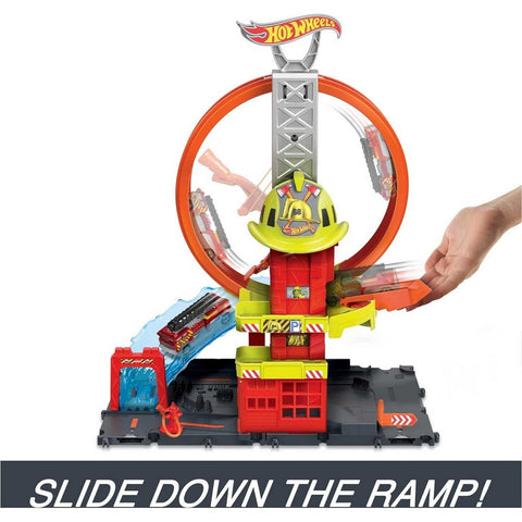 City Super Loop Fire Station Playset