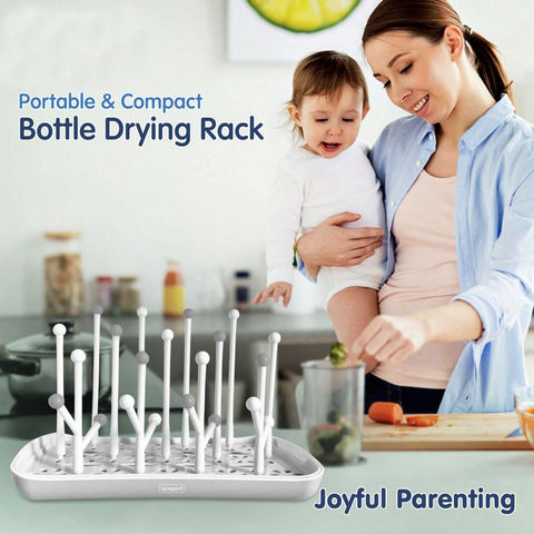 Portable & Compact Baby Bottle Drying Rack