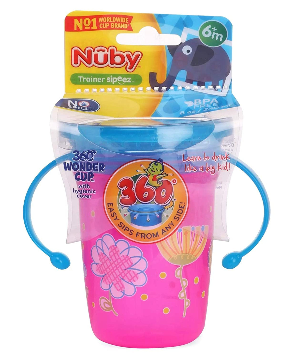 360° Wonder Cup Printed With Handle - 240ml