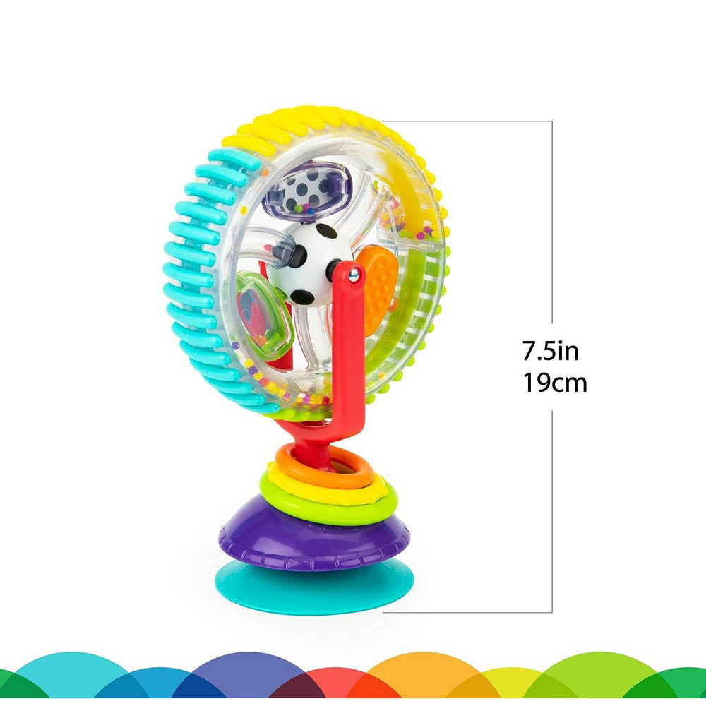Sassy Wonder Wheel Toy With Suction Base(Color May Vary)