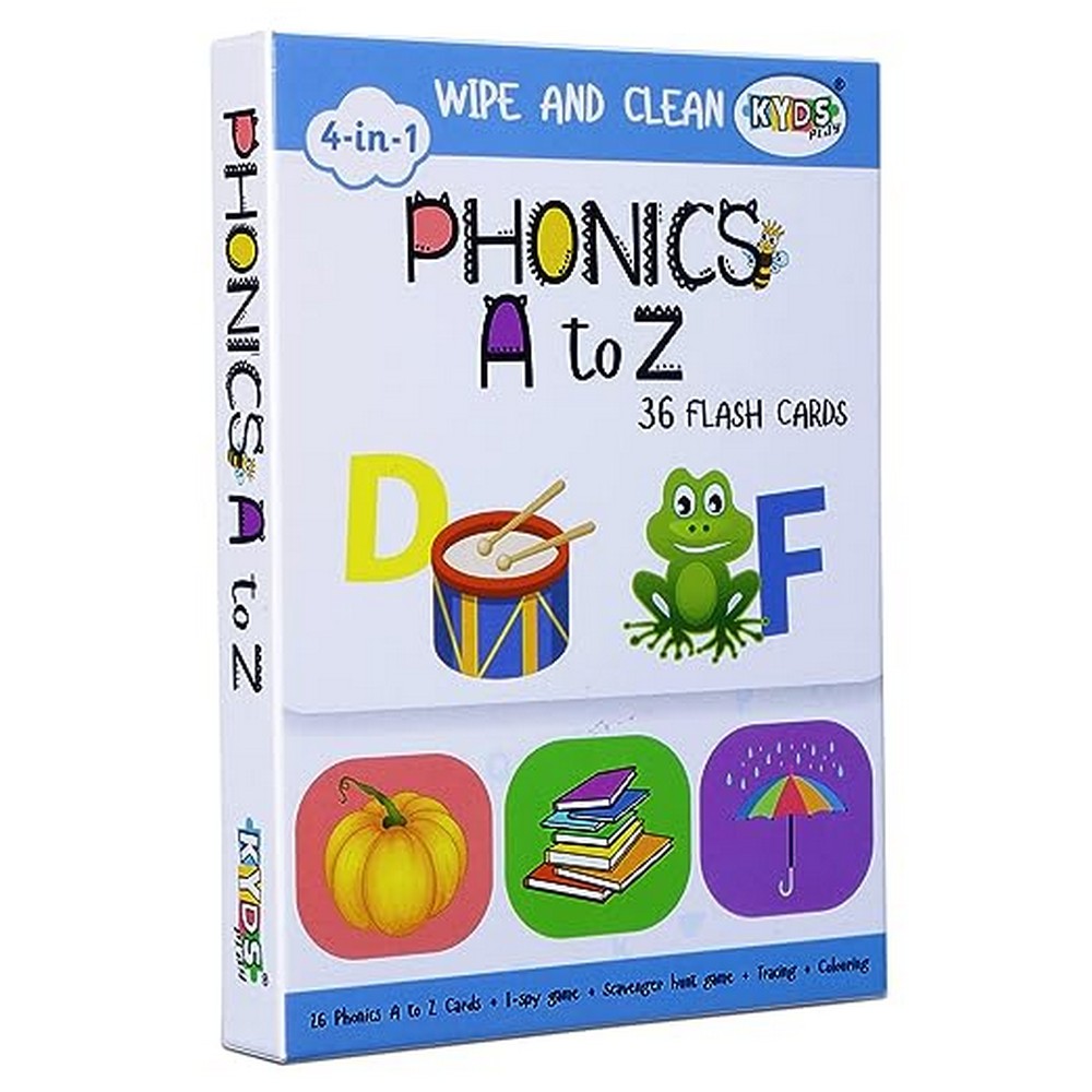 A To Z Phonics 36 Flash Cards