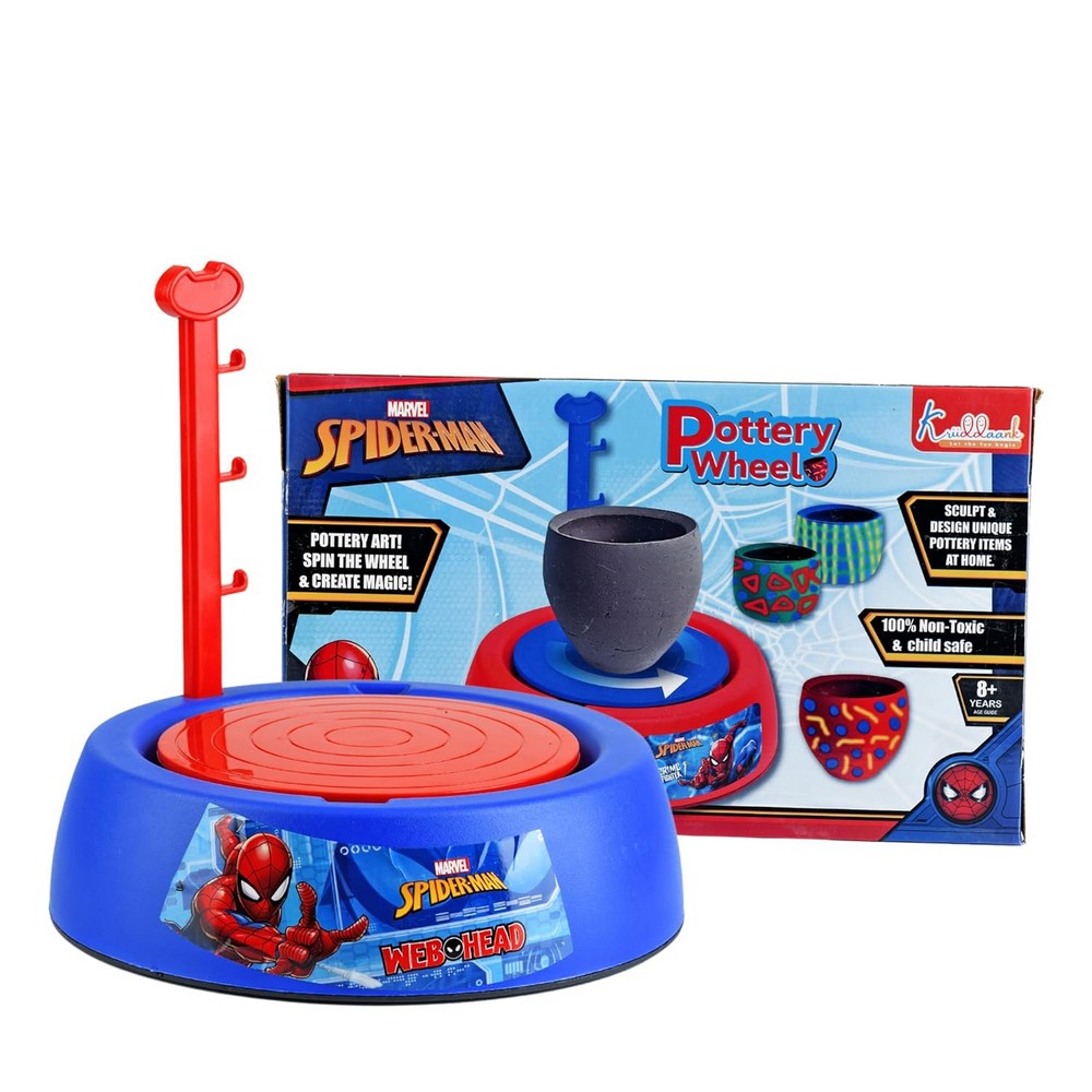 Kriiddaank Spiderman Theme Pottery Wheel