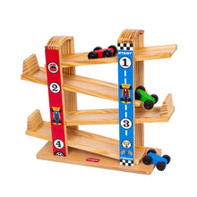 Load image into Gallery viewer, Ramp Racer Wooden Racing Toy With 3 Mini Cars
