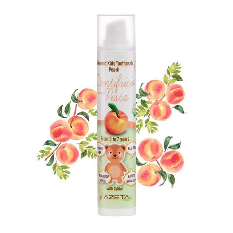 Organic Baby Toothpaste Peach Flavor - 50ml