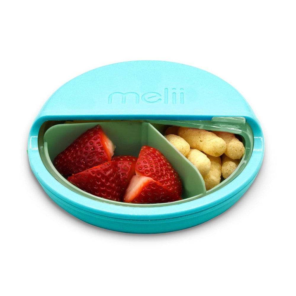 Blue Spin Snack Container