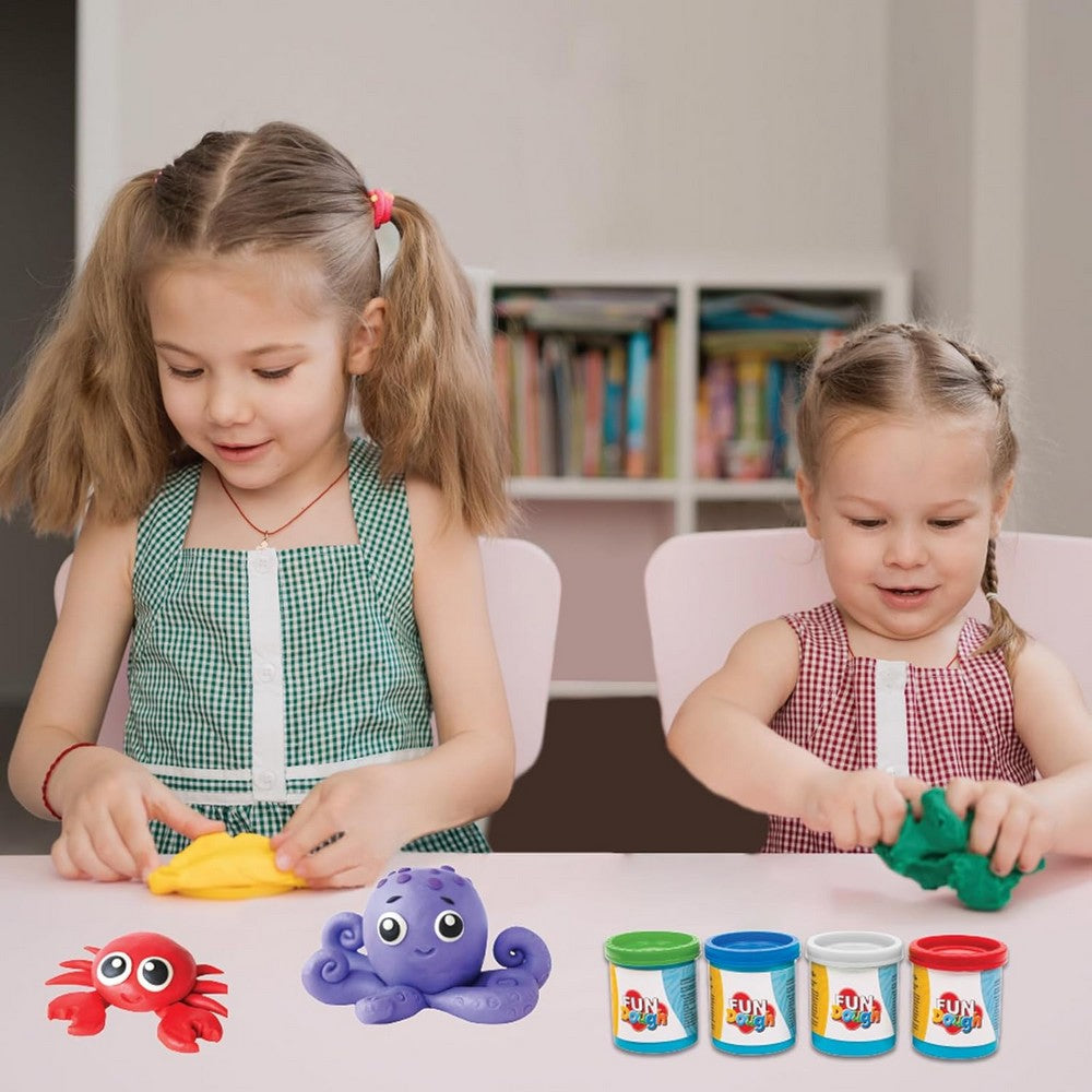 Fun Dough Box Of 12 Colors - 50gm