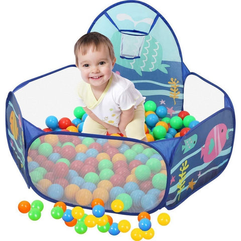 Fish Theme Ball Pool With Tent House