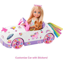 Load image into Gallery viewer, Barbie Club Chelsea Doll With Unicorn Car &amp; Sticker Sheet
