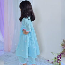 Load image into Gallery viewer, Rainbow Embroidered Full Sleeves Top With Pant &amp; Dupatta
