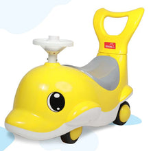 Load image into Gallery viewer, Yellow Shark Shaped Ride On
