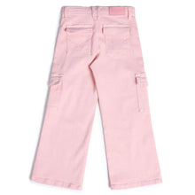 Load image into Gallery viewer, Pink Mid Rise Cargo Jeans
