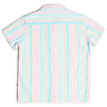 Load image into Gallery viewer, White Striped Relaxed Fit Twill Shirt
