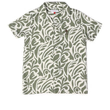 Load image into Gallery viewer, Green Abstract Printed Half Sleeves Shirt
