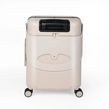 Load image into Gallery viewer, Miamily Mist Grey Ride-On Trolley Carry-On Luggage 18 Inches
