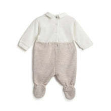 Load image into Gallery viewer, Beige Full Sleeves Bear Footsie
