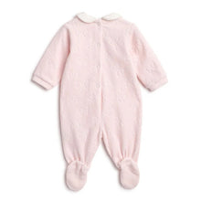 Load image into Gallery viewer, Pink Full Sleeves Applique Footsie
