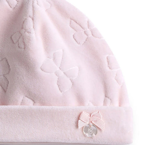 Pink Bow Printed Cap