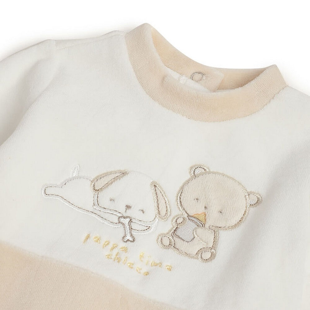 Cream Full Sleeves Footsie