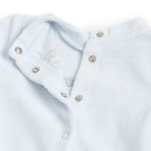 Load image into Gallery viewer, Blue Applique Full Sleeves Set

