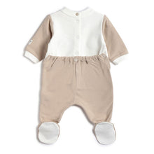 Load image into Gallery viewer, Beige Full Sleeves Footsie
