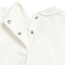 Load image into Gallery viewer, White Full Sleeves Top With Beige Half Sleeves Dress
