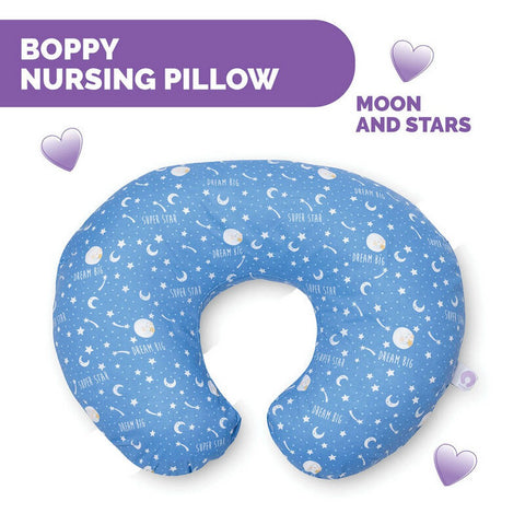 Blue Moon & Star Nursing Feeding Pillow